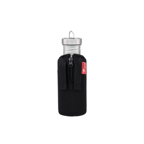 Botella de titanio Sport 550 ml Keith con funda de cremallera cerrada