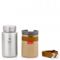 Botella de titanio Sport grande 900 ml Keith con bolsito acolchado