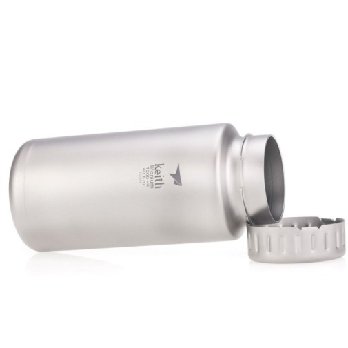 Botella de titanio Sport grande 1200 ml Keith sin tapa en horizontal