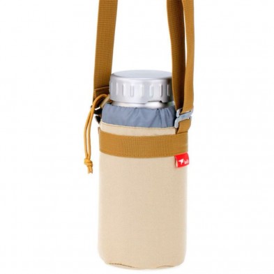 Botella de titanio Sport grande 1200 ml Keith bolsa acolchada