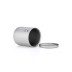 Taza de titanio doble pared y tapa 220 ml Keith posición horizontal