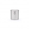 Taza de titanio doble pared y tapa 220 ml Keith