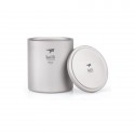 Taza de titanio doble pared 300 ml Keith sin la tapa