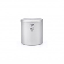 Taza de titanio doble pared 300 ml Keith