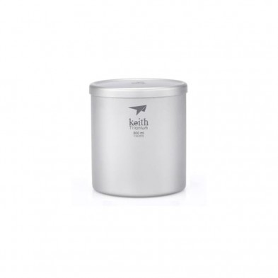 Taza de titanio doble pared 300 ml Keith