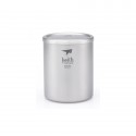 Taza de titanio doble pared y tapa 450 ml Keith