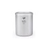 Taza de titanio doble pared y tapa 450 ml Keith