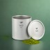 Taza de titanio doble pared y tapa 600 ml Keith con té matcha