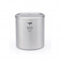 Taza de titanio doble pared y tapa 600 ml Keith