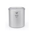 Taza de titanio doble pared y tapa 600 ml Keith