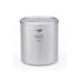 Taza de titanio doble pared y tapa 600 ml Keith