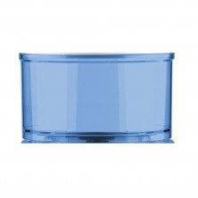 Depósito superior Acala Quell Mini azul para llenar el agua en el filtro por gravedad de Acala Quell Mini color azul