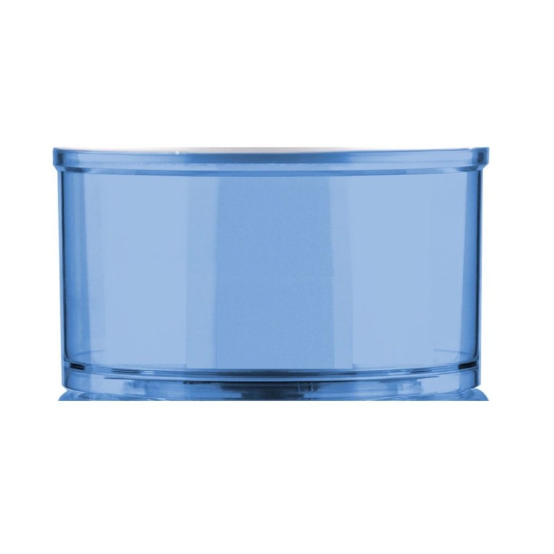 Depósito superior Acala Quell Mini azul para llenar el agua en el filtro por gravedad de Acala Quell Mini color azul