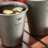Bebida servida en el Vaso de titanio 350 ml Keith