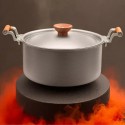 Olla de titanio para guisar 7,5 litros Keith fondo calor del fuego
