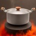 Olla de titanio para guisar 7,5 litros Keith fondo calor del fuego
