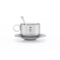 Taza café titanio platillo y cuchara 150 ml Keith