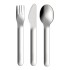 Cada Set cubiertos infantiles Zoku incluye: cuchara, cuchillo y tenedor Cada Set cubiertos infantiles Zoku incluye: cuchara, cuchillo y tenedor