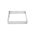 Molde cuadrado acero inoxidable 20 cm Lacor vista frontal