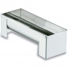 Molde media caña de acero inoxidable 18/10 con un tamaño de 50 cm de largo de la marca Lacor