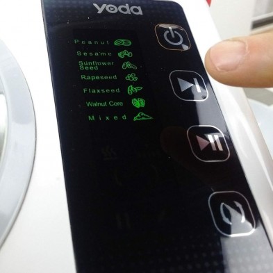 Panel de control del Extractor de aceite vegetal Yoda Panel de control del Extractor de aceite vegetal Yoda