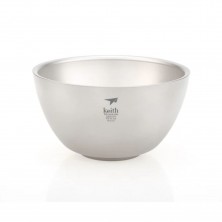 Cuenco de titanio doble pared 550 ml Keith