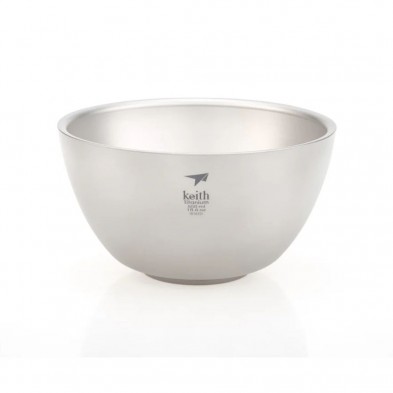 Cuenco de titanio doble pared 550 ml Keith