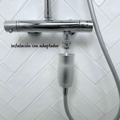 Instalación con adaptador Instalación con adaptador