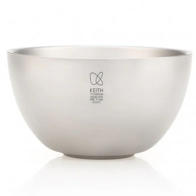 Cuenco de titanio doble pared 850 ml Keith