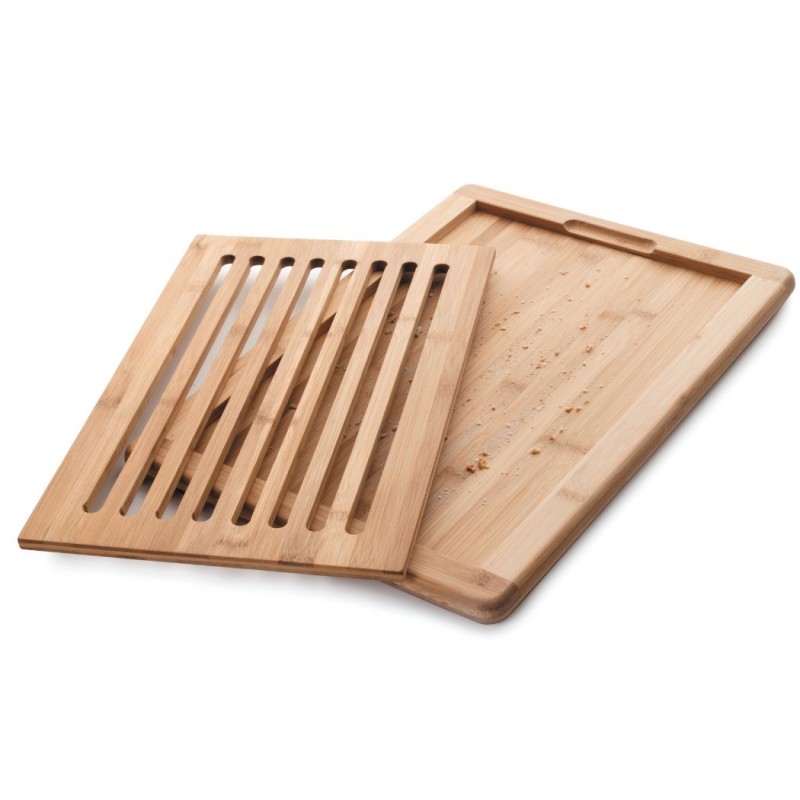 Tabla de cortar pan de bambú rectangular Lacor