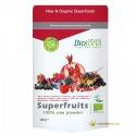 Super Fruits Raw Ecológicos Biotona en polvo envasado en bolsa hermética con 150 g