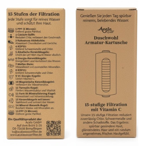 Caja del Cartucho Acala Quell Duschwohl