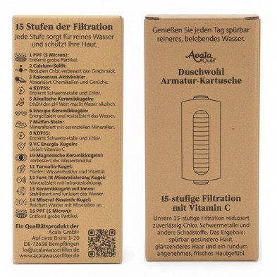 Caja del Cartucho Acala Quell Duschwohl Caja del Cartucho Acala Quell Duschwohl