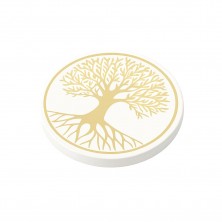 Posavasos vitalizador de piedra con Árbol de la Vida