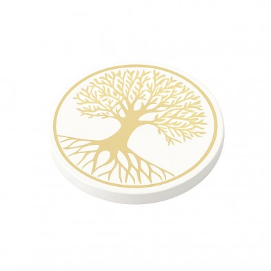 Posavasos vitalizador de piedra con Árbol de la Vida Posavasos vitalizador de piedra con Árbol de la Vida