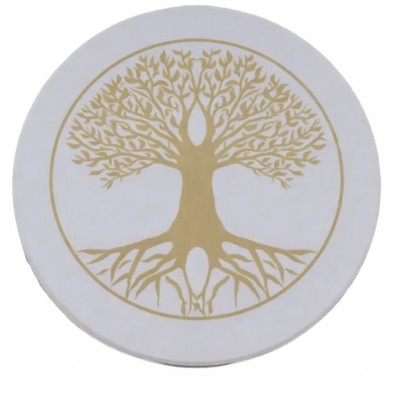 Plato bandeja de piedra natural Árbol de la Vida