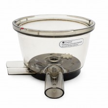 Contenedor C9500 Kuvings con 3 anclajes de cierre para la tapadera en vista frontal