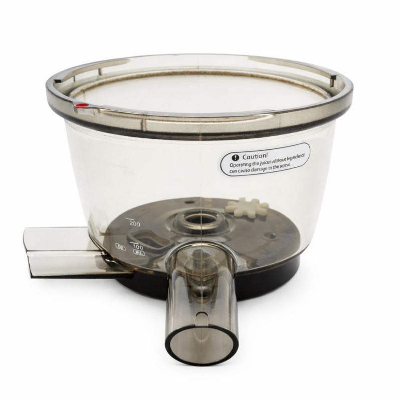 Contenedor C9500 Kuvings con 3 anclajes de cierre para la tapadera en vista frontal