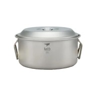 Olla de titanio 2500 ml Keith con las asas plegadas