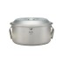 Olla de titanio 2500 ml Keith con las asas plegadas