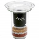 Filtro de vidrio AcalaQuell Mini 5L vista ampliada completamente relleno