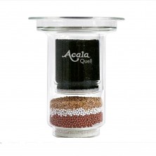 Filtro de vidrio AcalaQuell Mini 5L relleno con los elementos de recarga