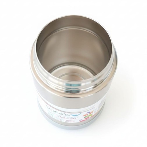 Termo de comida de acero inoxidable Biodora sin tapa vista interior recipiente