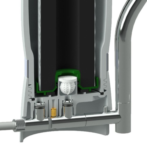 dispositivo vitalizador de agua vortex Verwirbler Sanuno Grande Basic