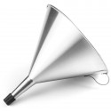 Embudo Inox 16 cm Lacor con tapón en la punta del vertedor