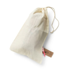 Bolsa compra granel de algodón orgánico Bag Again sobre fondo blanco