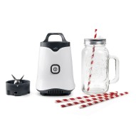 Batidora Personal Mix&Go Vidrio Lacor, Compacta y Potente