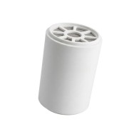 Recambio Filtro ducha con KDF® y carbón activado sobre fondo blanco.