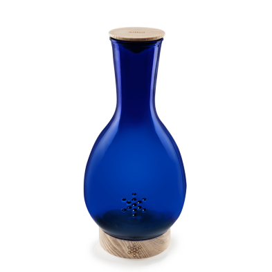 Jarra fruit of life con base y tapon de madera