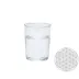 Vaso de agua de vidrio de borosilicato Flor de la Vida